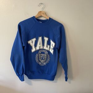 NWT Yale University 80s Crewneck Sz S